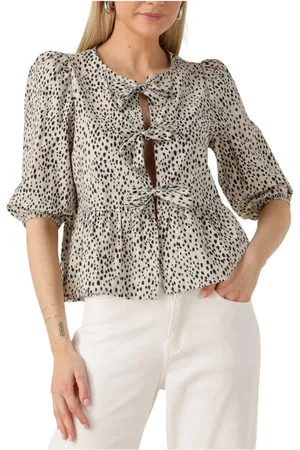 Colourful rebel Dames, Blouses & Shirts, , Maat: XS Linnen