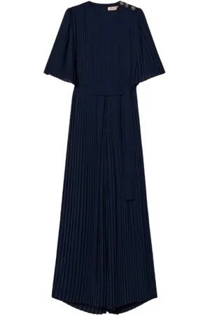 Twin-Set Dames, Jurken, Blauw, Maat: XS Poliester