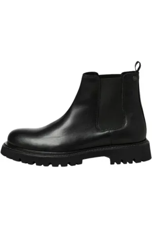 JACK & JONES Heren, Schoenen, Zwart, Maat: 44 EU Leer