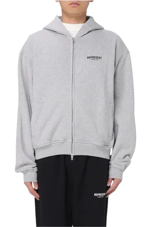 Represent Heren, Sweatshirts & Hoodies, Grijs, Maat: M