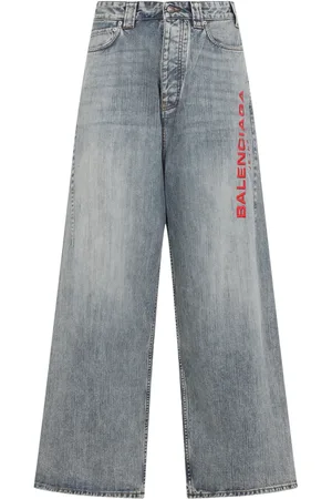 Balenciaga Heren, Jeans, Blauw, Maat: M