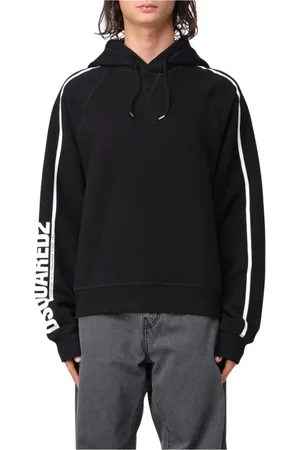 Dsquared2 Heren, Sweatshirts & Hoodies, Zwart, Maat: XL