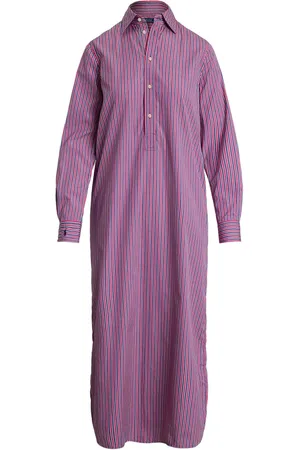 Ralph Lauren Dames, Jurken, Paars, Maat: S Katoen