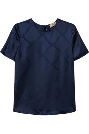 Twin-Set Dames, Blouses & Shirts, Blauw, Maat: L