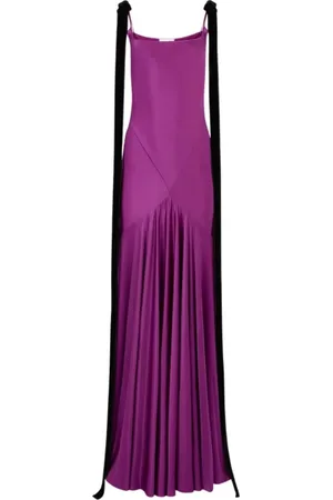 Nina Ricci Dames, Jurken, Paars, Maat: S Satijn