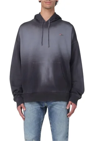 Diesel Heren, Sweatshirts & Hoodies, Zwart, Maat: M