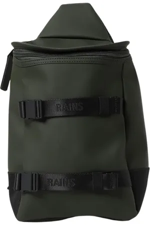 Rains Heren, Tassen, Groen, Maat: ONE Size Nylon