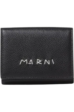 Marni Heren, Accessoires, Zwart, Maat: ONE Size Leer