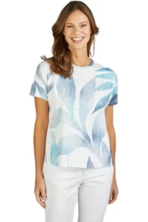 Rabe Dames, Tops, Blauw, Maat: L