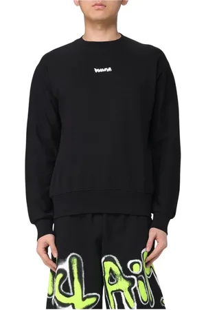 DISCLAIMER Heren, Sweatshirts & Hoodies, Zwart, Maat: S Katoen