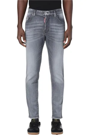 Dsquared2 Heren, Jeans, Grijs, Maat: XL Katoen