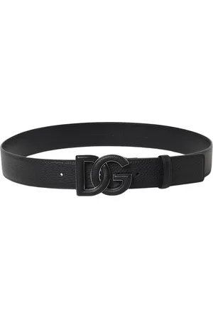 Dolce & Gabbana Heren, Accessoires, Zwart, Maat: 95 CM Leer