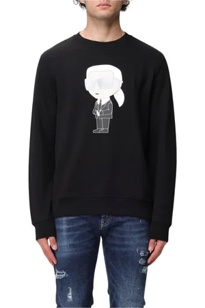 Karl Lagerfeld Heren, Sweatshirts & Hoodies, Zwart, Maat: S
