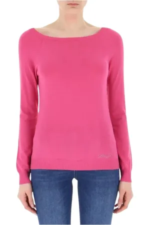 Liu Jo Dames, Truien, Roze, Maat: L Viscose