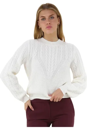 Twin-Set Dames, Truien, Wit, Maat: M Wol