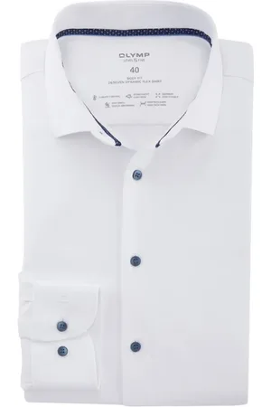 Olymp Heren, Overhemden, Wit, Maat: 5XL