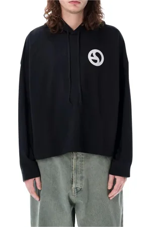 Acne Studios Heren, Sweatshirts & Hoodies, Zwart, Maat: L Katoen