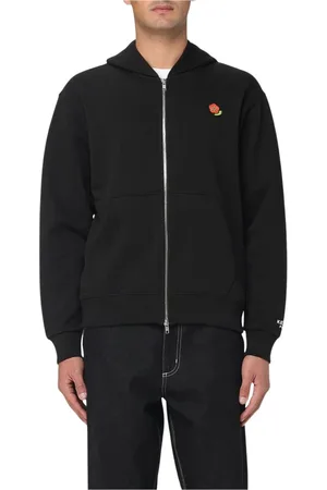Kenzo Heren, Sweatshirts & Hoodies, Zwart, Maat: L Katoen