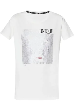 Liu Jo Dames, Tops, Wit, Maat: XL Katoen