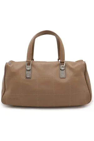 CHANEL Dames, Pre-owned, Bruin, Maat: ONE Size Leer