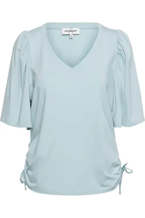 &Co Woman Dames, Blouses & Shirts, Blauw, Maat: L Viscose