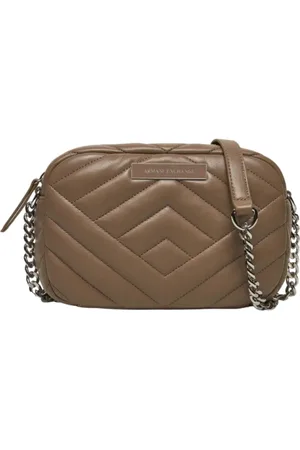 Armani Exchange Dames, Tassen, Bruin, Maat: ONE Size Leer
