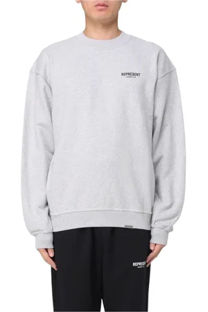 Represent Heren, Sweatshirts & Hoodies, Grijs, Maat: S Katoen
