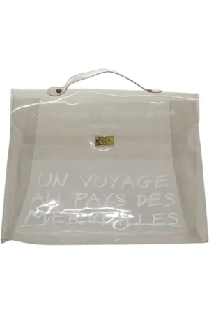 Hermès Dames, Pre-owned, Wit, Maat: ONE Size Vinyl