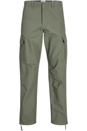 JACK & JONES Heren, Broeken, Groen, Maat: W30 L32 Katoen