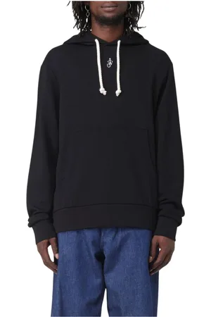 J.W.Anderson Heren, Sweatshirts & Hoodies, Zwart, Maat: XS Katoen