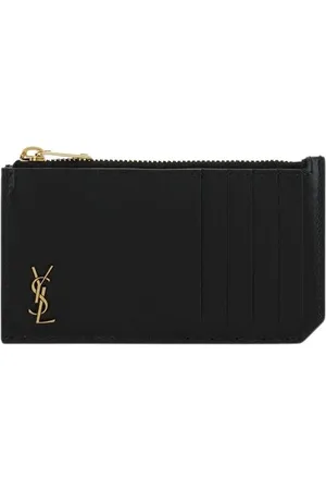 Saint Laurent Heren, Accessoires, Zwart, Maat: ONE Size Leer