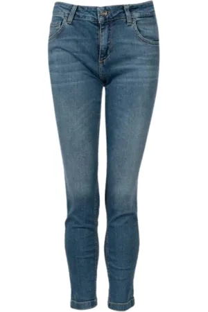 Liu Jo Dames, Jeans, Blauw, Maat: W27 Katoen