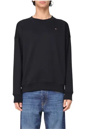 Diesel Heren, Sweatshirts & Hoodies, Zwart, Maat: S