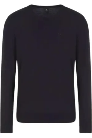Armani Exchange Heren, Truien, Blauw, Maat: XS Wol