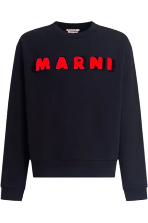 Marni Heren, Sweatshirts & Hoodies, Zwart, Maat: S Katoen