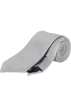 Emporio Armani Heren, Accessoires, Grijs, Maat: ONE Size Zijde