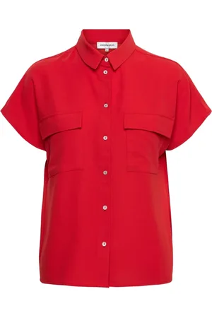 &Co Woman Dames, Blouses & Shirts, Rood, Maat: 3XL Poliester