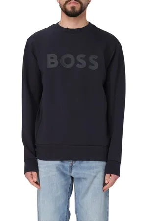 HUGO BOSS Heren, Sweatshirts & Hoodies, Blauw, Maat: S