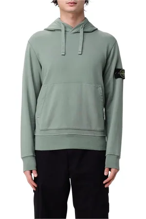 Stone Island Heren, Sweatshirts & Hoodies, Groen, Maat: XL Katoen