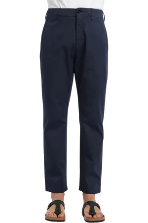 DEPARTMENT FIVE Heren, Broeken, Blauw, Maat: W30 Katoen
