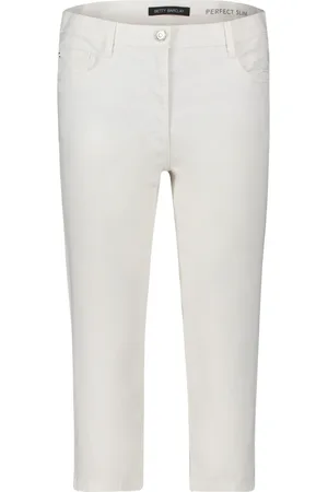 Betty Barclay Dames, Broeken, Wit, Maat: XS