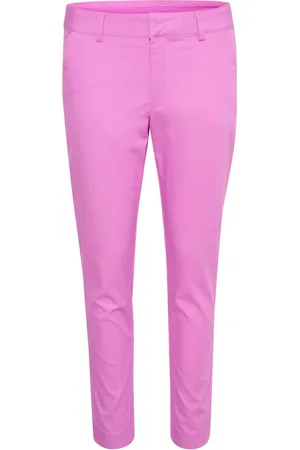 Kaffe Dames, Broeken, Roze, Maat: M Lame