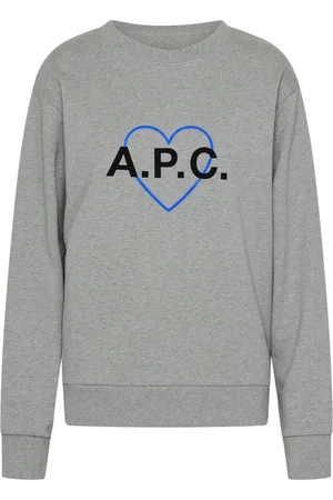 A.P.C. Dames, Sweatshirts & Hoodies, Grijs, Maat: XS Katoen