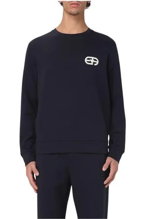Emporio Armani Heren, Sweatshirts & Hoodies, Blauw, Maat: S
