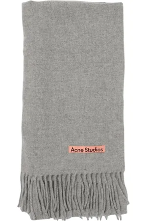 Acne Studios Heren, Accessoires, Grijs, Maat: ONE Size Wol
