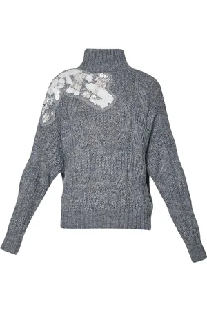 Liu Jo Dames, Truien, Grijs, Maat: L