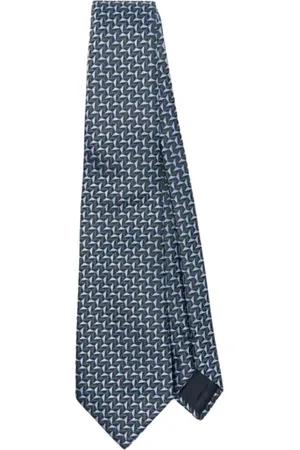 Giorgio Armani Heren, Accessoires, Blauw, Maat: ONE Size Zijde