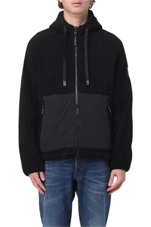 Peuterey Heren, Sweatshirts & Hoodies, Zwart, Maat: L Fleece