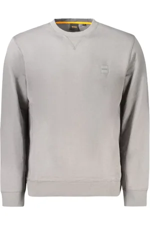 HUGO BOSS Heren, Sweatshirts & Hoodies, Grijs, Maat: 2XL Katoen