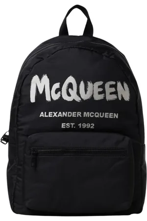 Alexander McQueen Heren, Tassen, Zwart, Maat: ONE Size Nylon